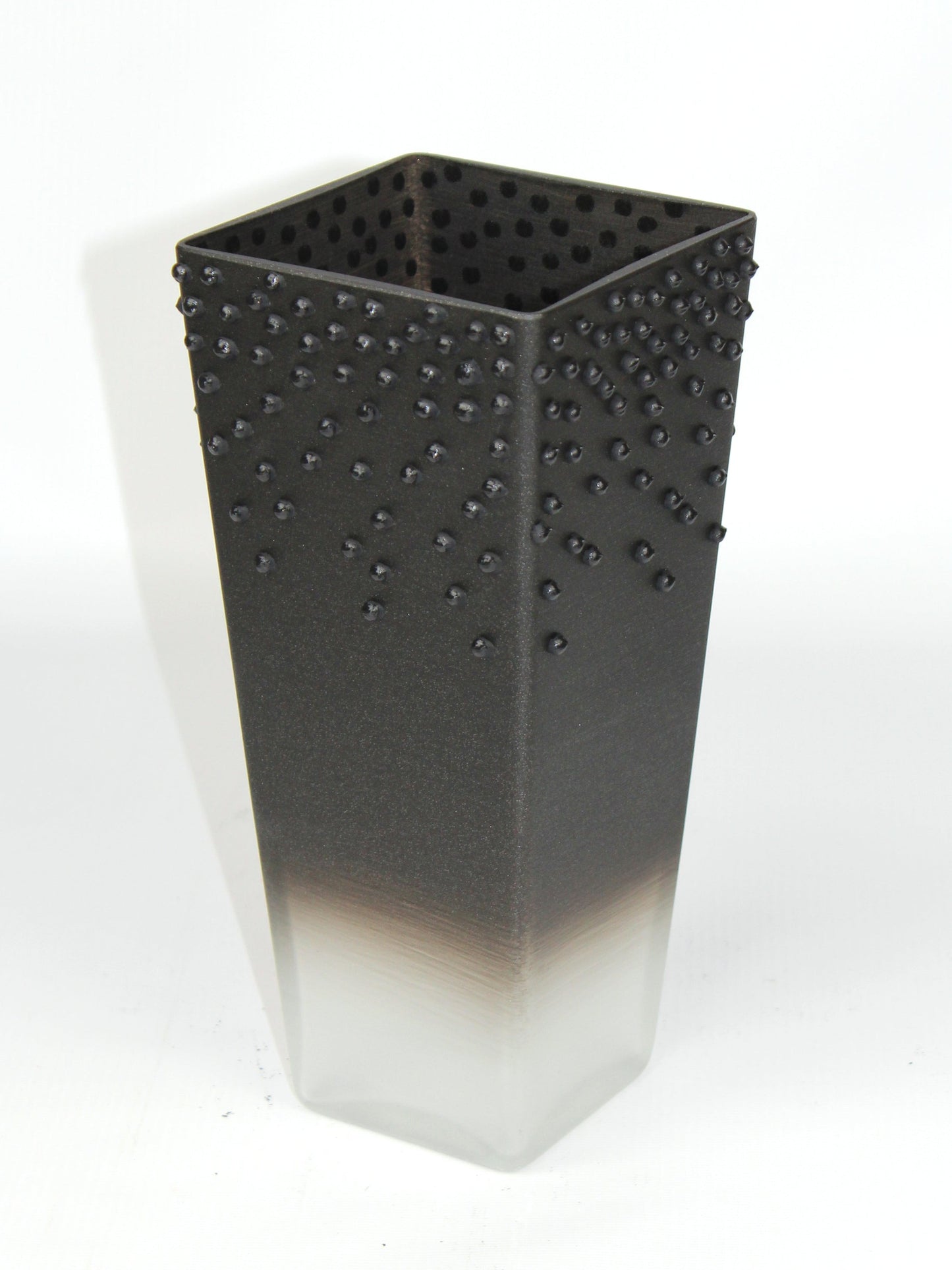 table black art decorative glass vase 7011/250/sh350.4 (CA)