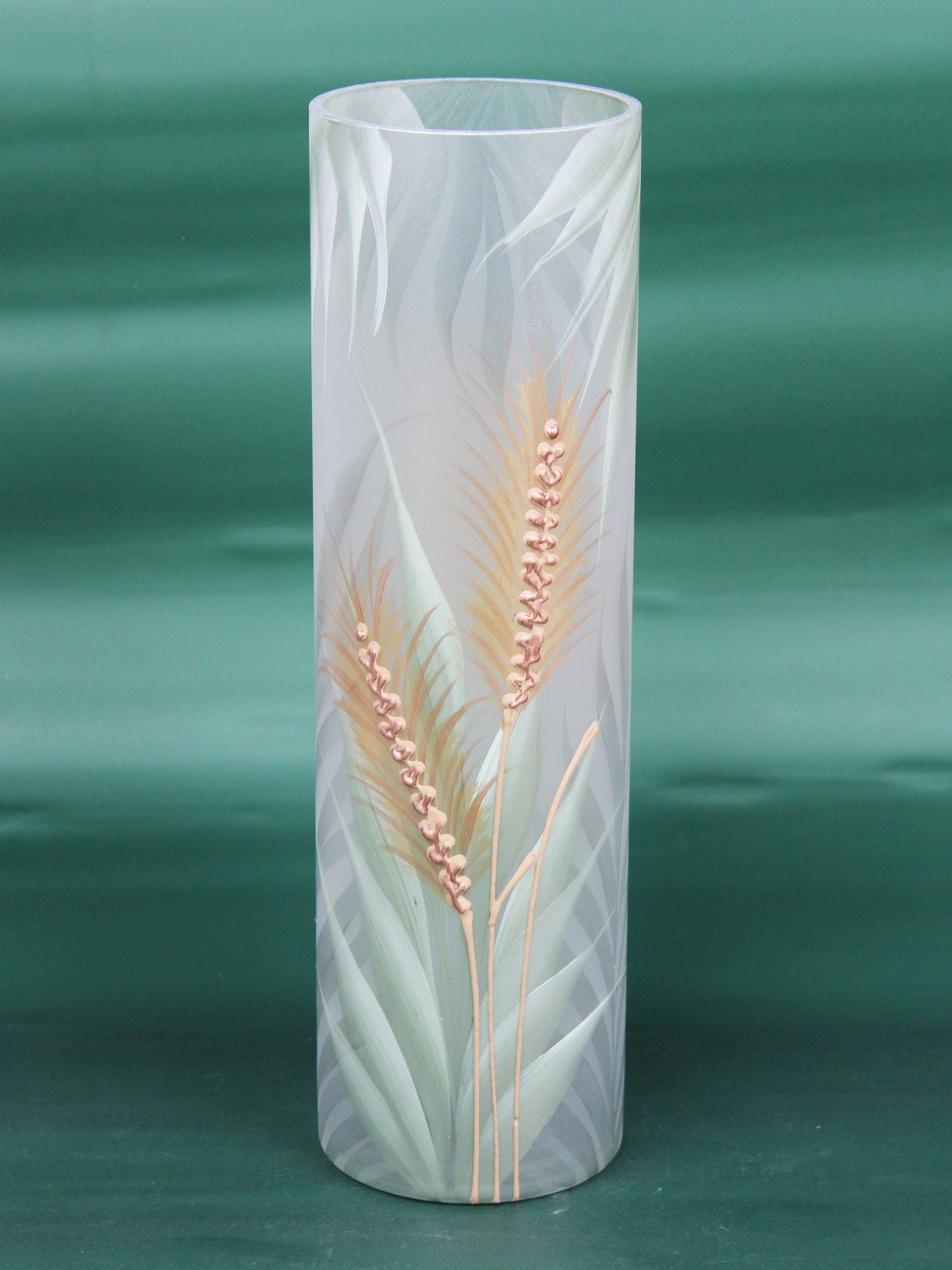 floor light green art decorative glass vase 7017/400/sh332 (CA)