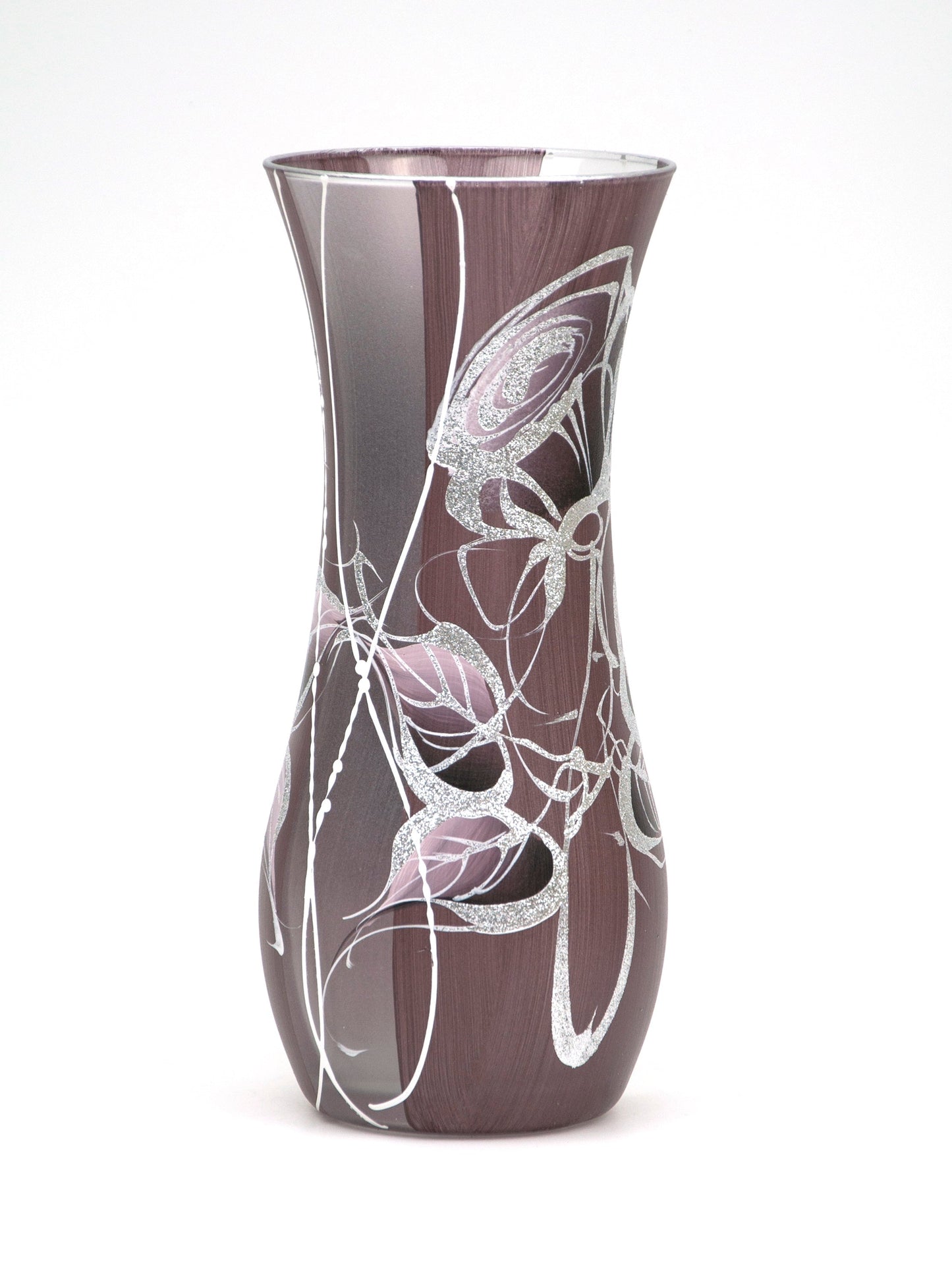 table brown art decorative glass vase 8268/260/sh105 (CA)