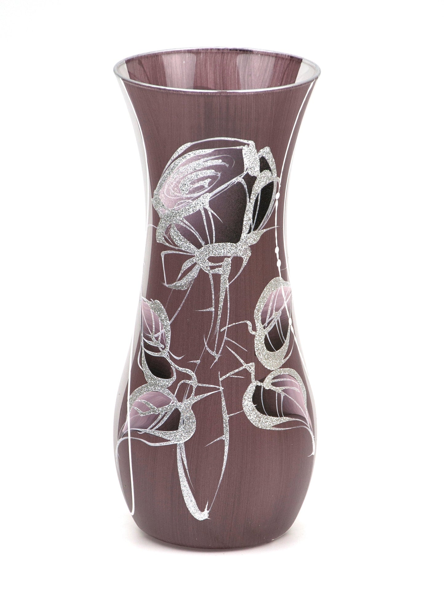 table brown art decorative glass vase 8268/260/sh105 (CA)