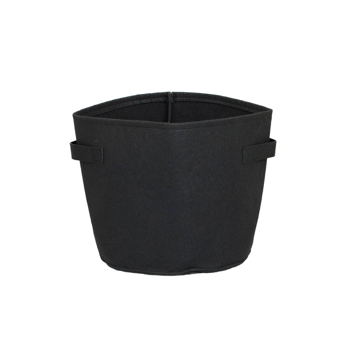 Felt Flower Pot for Indoor and Outdoor, Color: Black, 20L (OT)