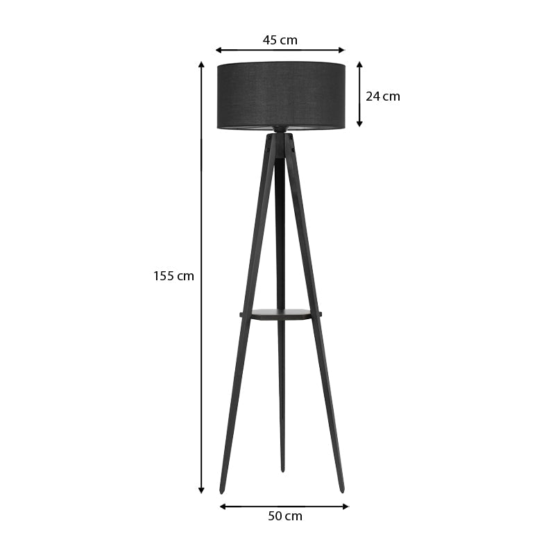 Floor Lamp ANIKE Black (CB)