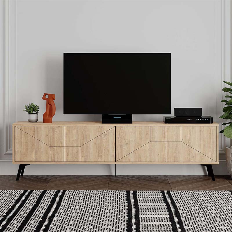 TV Stand LUKAS Oak 180x29,6x50cm (CB)