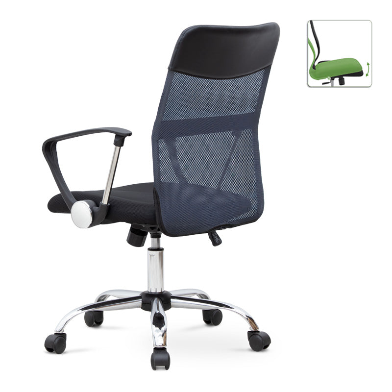 Office Chair YANICK Grey - Black 59x57x95/105cm (CB)