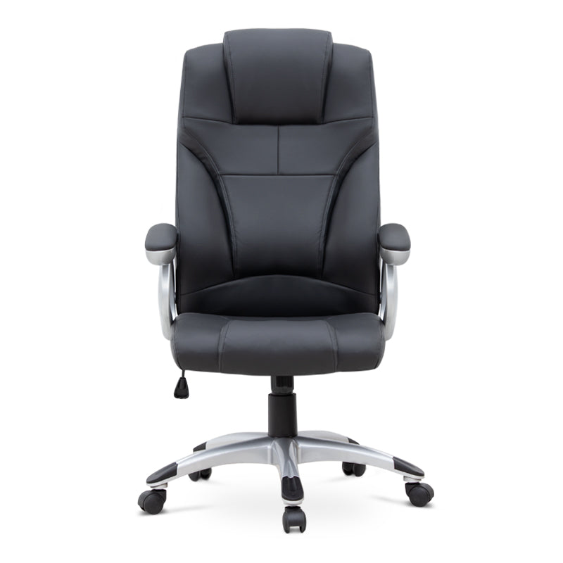 Office Chair TAMISA PU leather Black 65x60x118/128cm (CB)