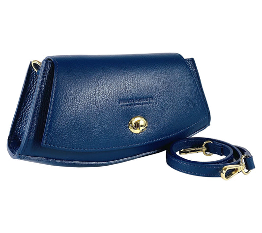 RB1009D | Borsa Donna a Spalla in Vera Pelle Made in Italy. Tracolla (OT)