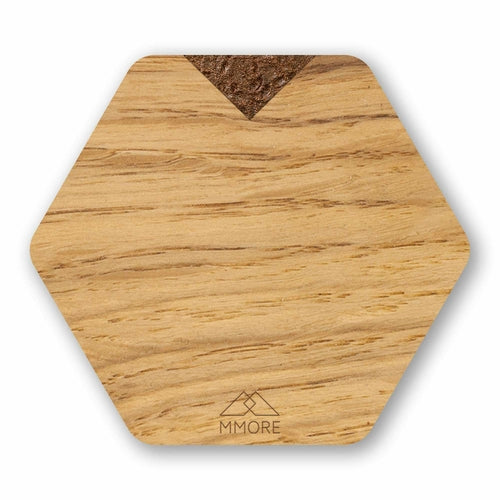 Wooden Coasters - Oak / Set of 4 coasters (TL)