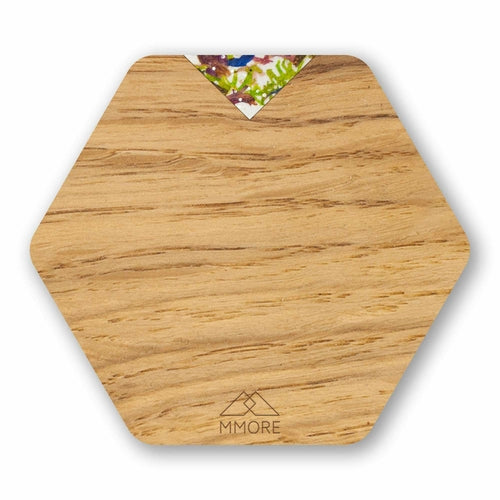 Wooden Coasters - Oak / Set of 4 coasters (TL)