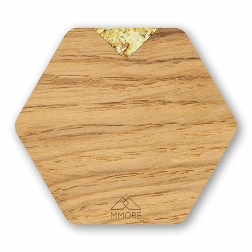 Wooden Coasters - Oak / Set of 4 coasters (TL)