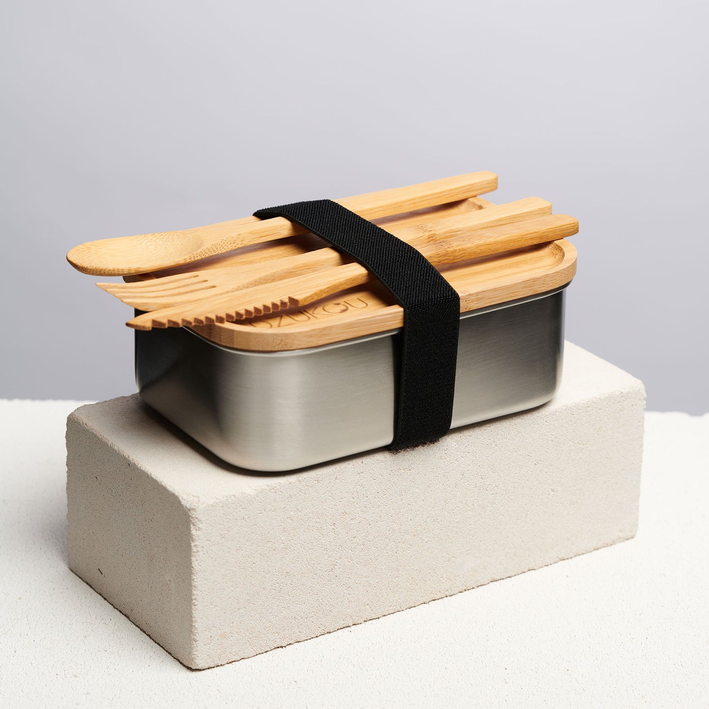 Jim Corbett - Bamboo and Stainless Steel Lunch Box 800 ml (FA)