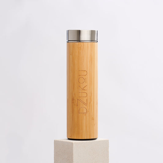 Elephant Falls – Bamboo and Stainless Steel Thermos Bottle 480 ml (FA)