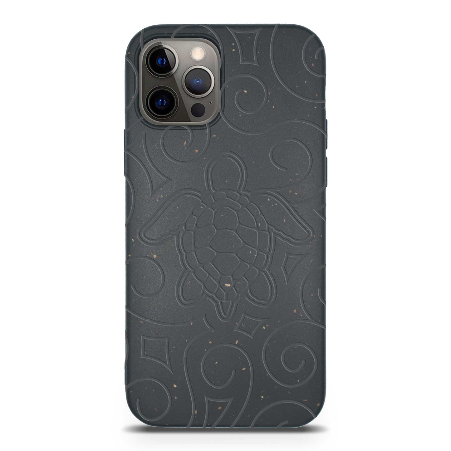 Ocean Turtle -  Biodegradable phone case - Ocean Blue and Black (TL)