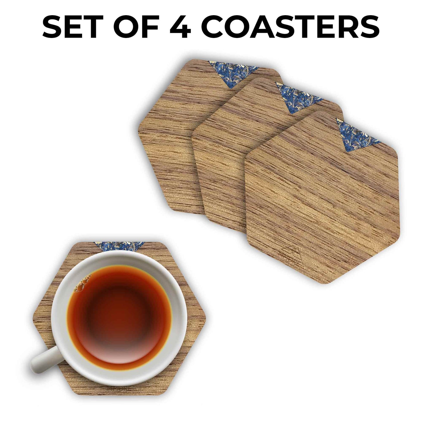 Wooden Coasters - American Walnut / Set of 4 coasters (TL)