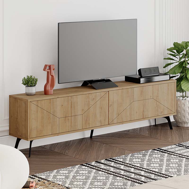 TV Stand LUKAS Oak 180x29,6x50cm (CB)