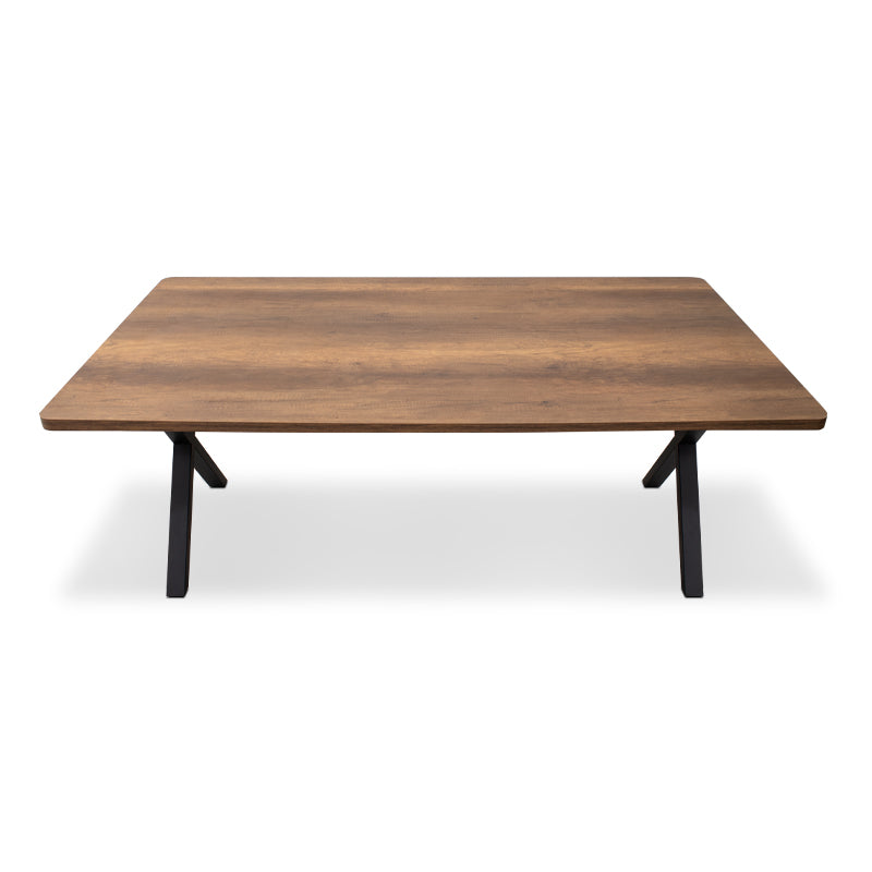 Dining Table MALVIN Walnut 200x100x75cm (CB)