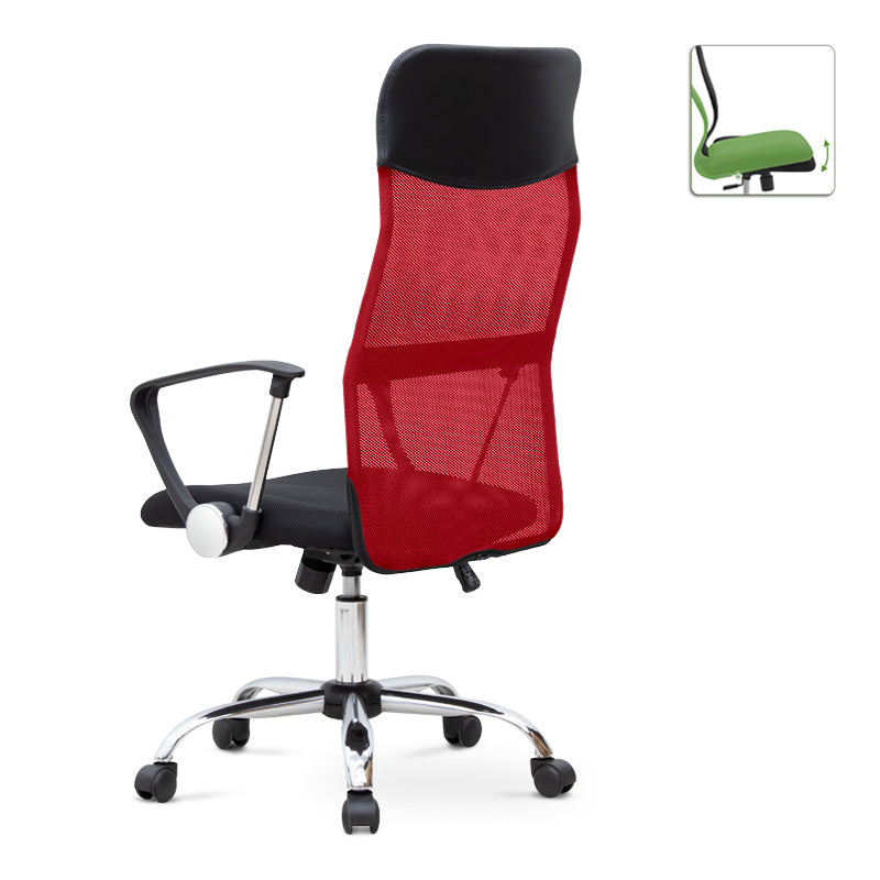 Office Chair MICHA Red - Black 62x59x110/120cm (CB)