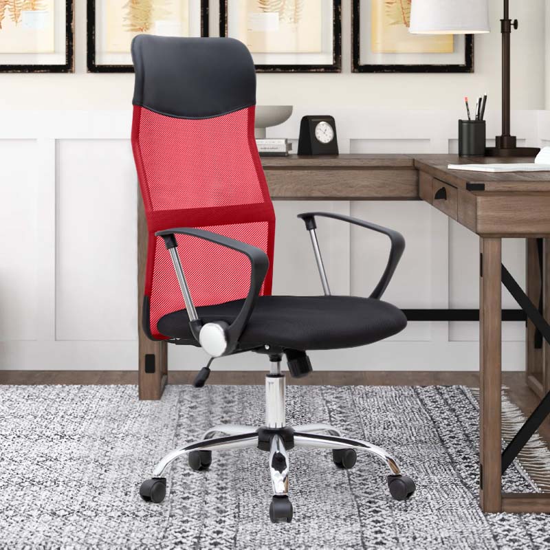 Office Chair MICHA Red - Black 62x59x110/120cm (CB)