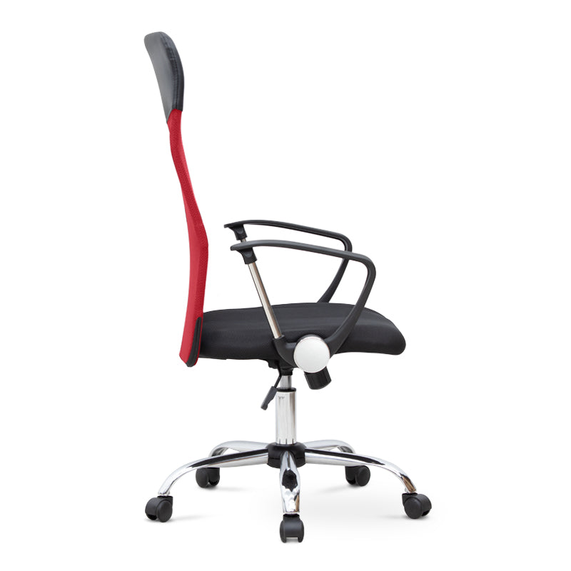 Office Chair MICHA Red - Black 62x59x110/120cm (CB)
