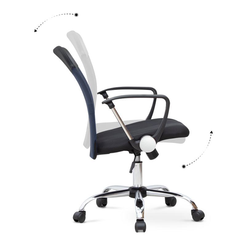 Office Chair YANICK Grey - Black 59x57x95/105cm (CB)
