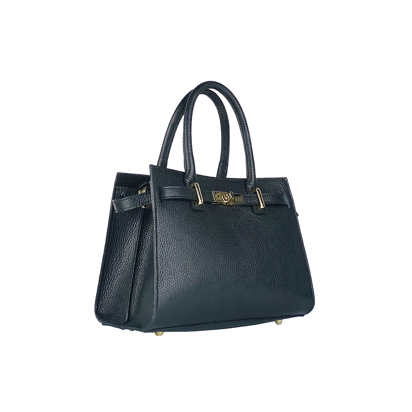RB1016A | Borsa Donna a Mano in Vera Pelle Made in Italy con tracolla (OT)