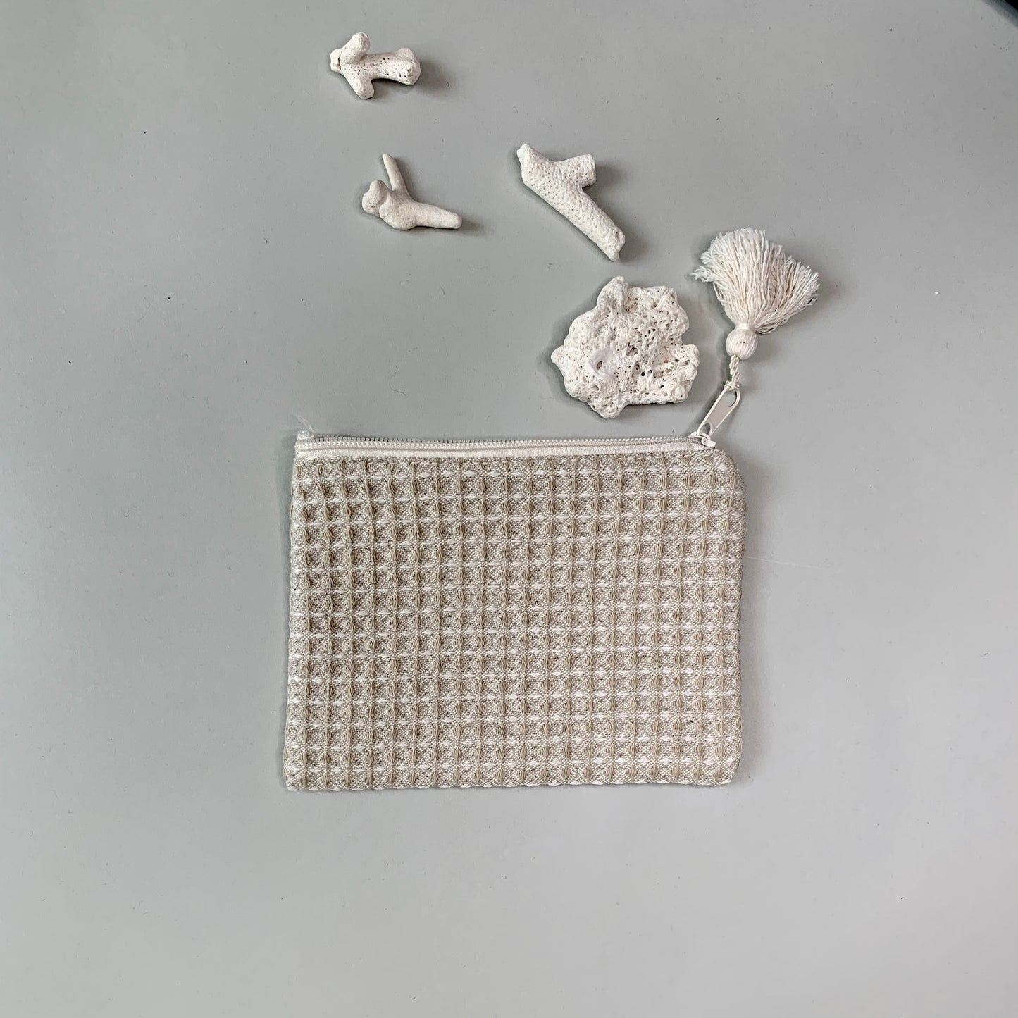 Handmade Small Bag Wafflepique | Camel (BH)