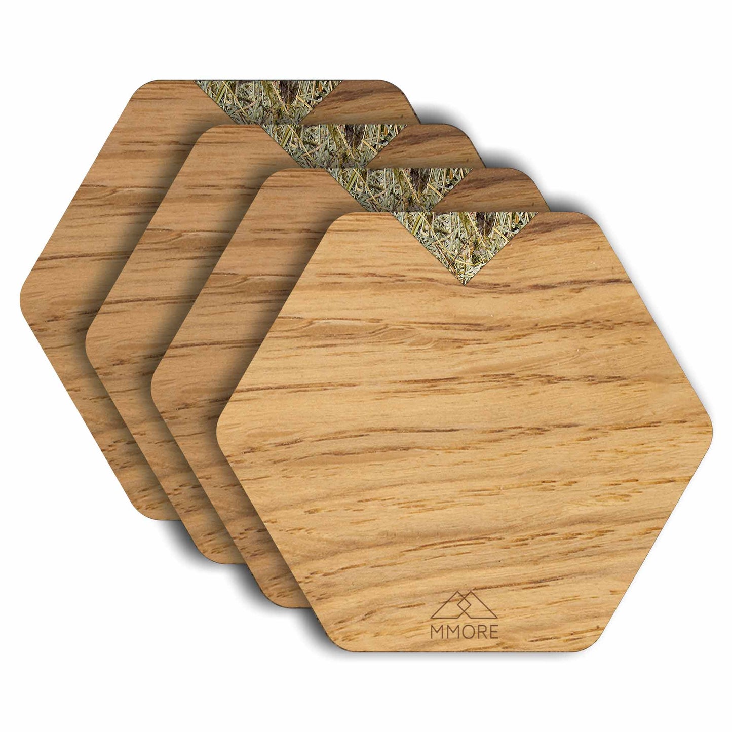 Wooden Coasters - Oak / Set of 4 coasters (TL)