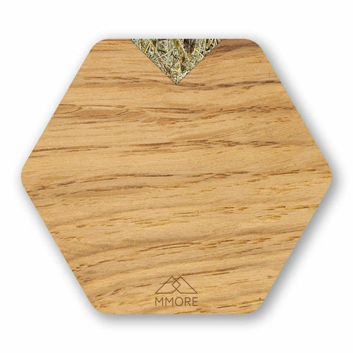 Wooden Coasters - Oak / Set of 4 coasters (TL)