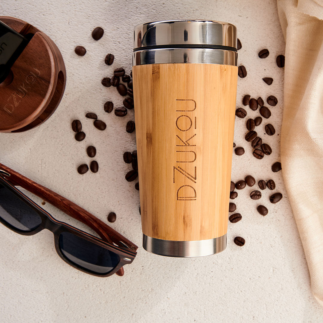 Ziro Valley - Bamboo and Stainless Steel Coffee Tumbler (FA)