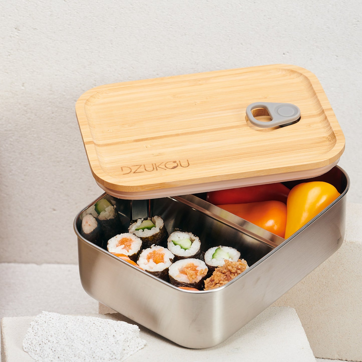 Jim Corbett - Bamboo and Stainless Steel Vacuum Bento Box 1200 ml (FA)