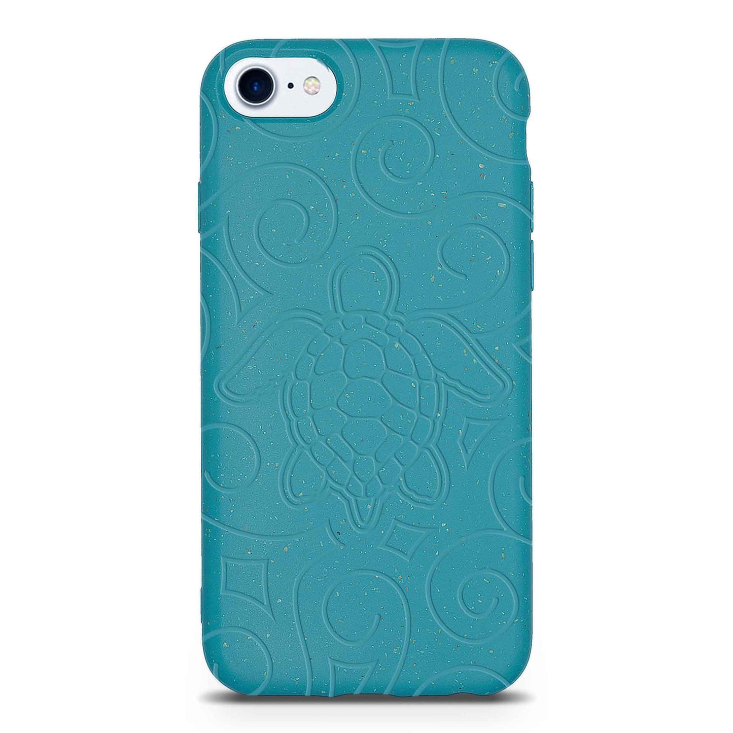 Ocean Turtle -  Biodegradable phone case - Ocean Blue and Black (TL)