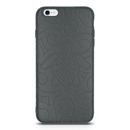 Ocean Turtle -  Biodegradable phone case - Ocean Blue and Black (TL)